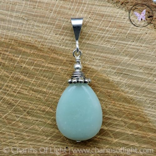 Amazonite Teardrop Pendant